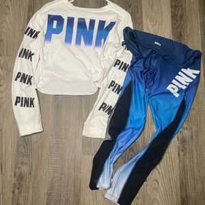 PINK Shirt & Leggings Set